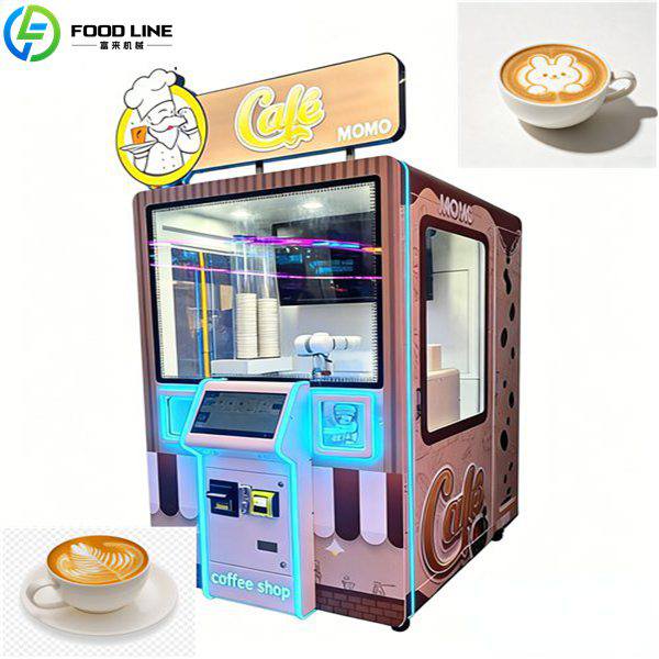 automatic coffee vending robot