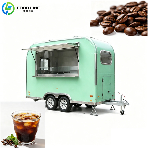 coffee food trailer outside