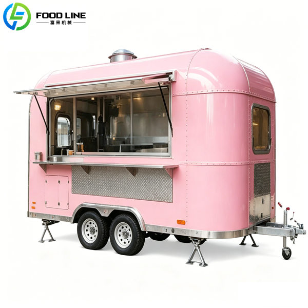 customized coffee food trailer