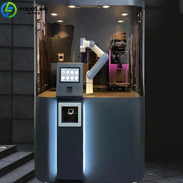 mechanical arm coffee machine