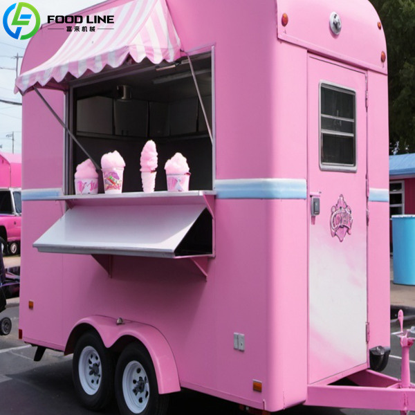mobile cotton candy vending trailer