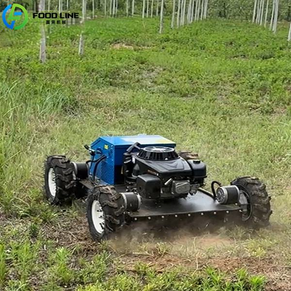 remote controlled electric lawnmower