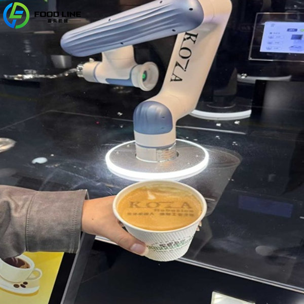 robotic barista coffee vending machine
