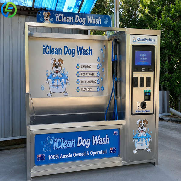 australia self service dog wash machine outdoor station