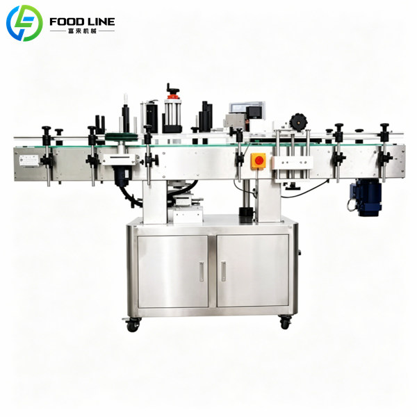 automatic round bottle abeler machine