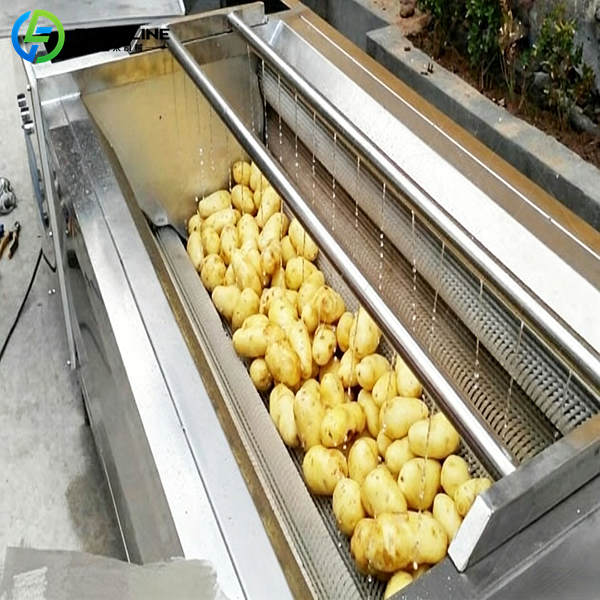 brush roller potato cleaning equipment