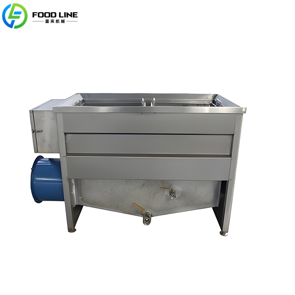 brush roller potato washing peeling machine