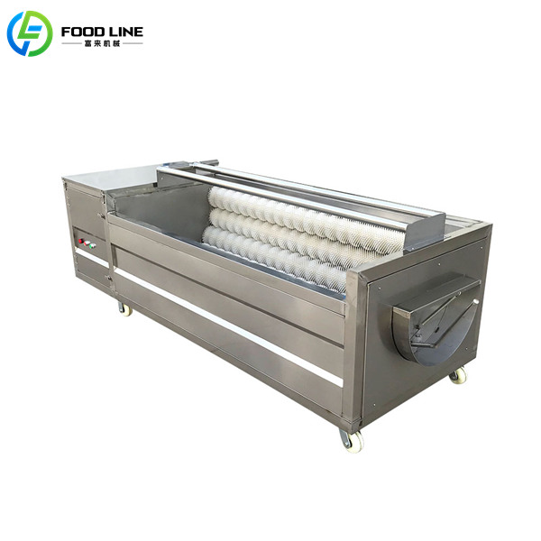 brush roller washing peeling machine