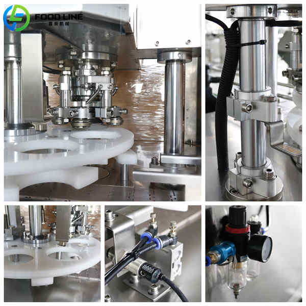 can sealer machine four roller detail