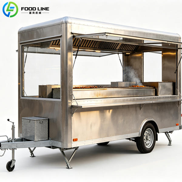 commercial mobile catering trailer