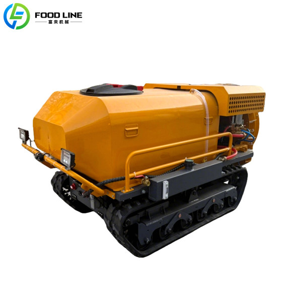 crawler remote control sprayer