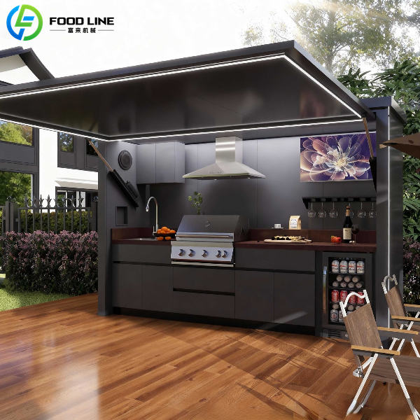 customizable outdoor bbq station