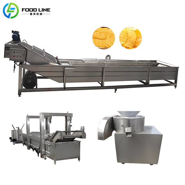 french fries production line