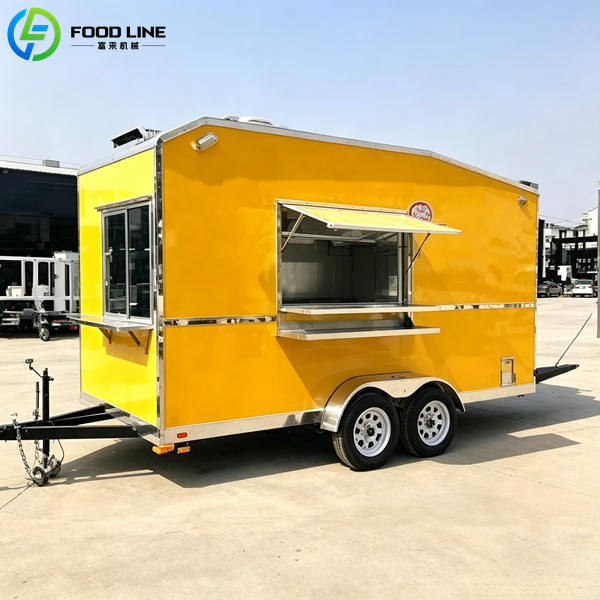 high quality custom fast food trailer for hotdog business