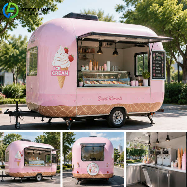 ice cream food trailer