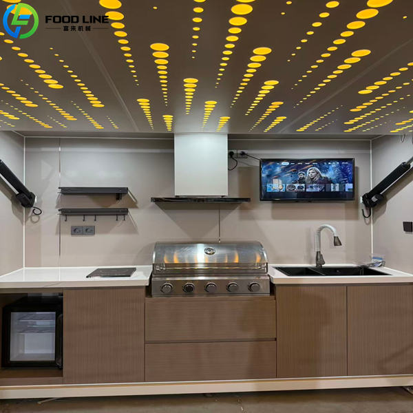 outdoor bbq kitchen full structure
