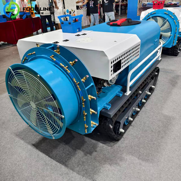 remote control sprayer tracked
