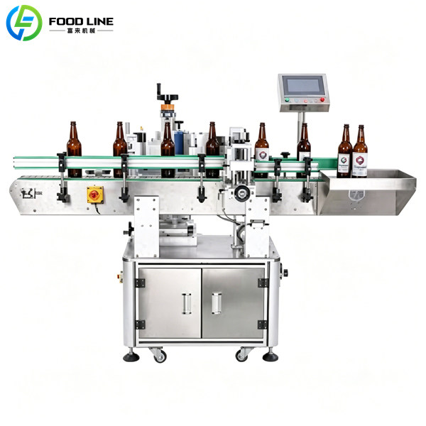 round bottle labeling machine sensor system
