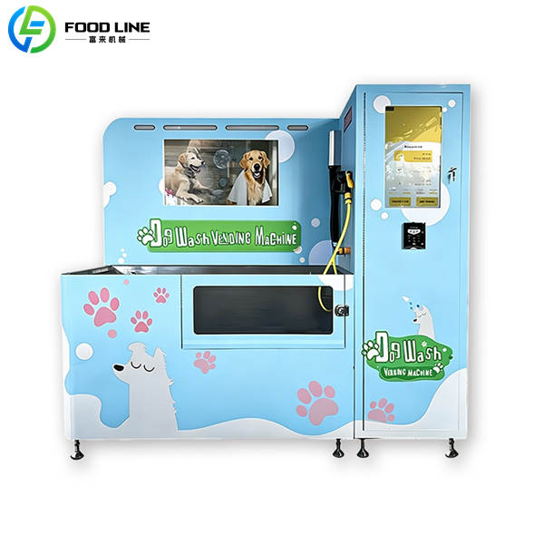self service dog grooming machine with screen