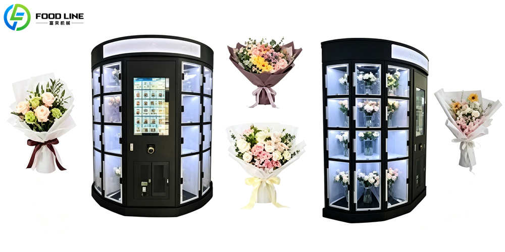 automatic flowers vending machine