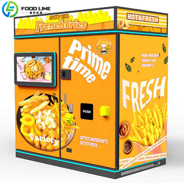 Foodline Brings Hot Fry Vending to the UK automatic fries vending machine
