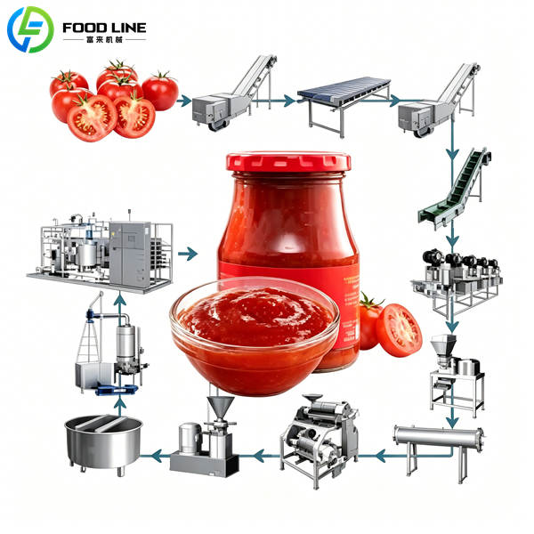 automatic tomato sauce making line