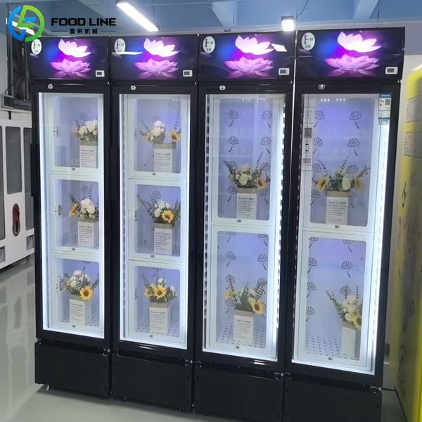 combined flower vending machine