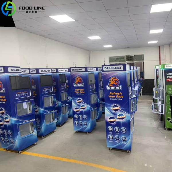 Foodline Helmet Washer France Customer Case custom helmet cleaner custom shell color