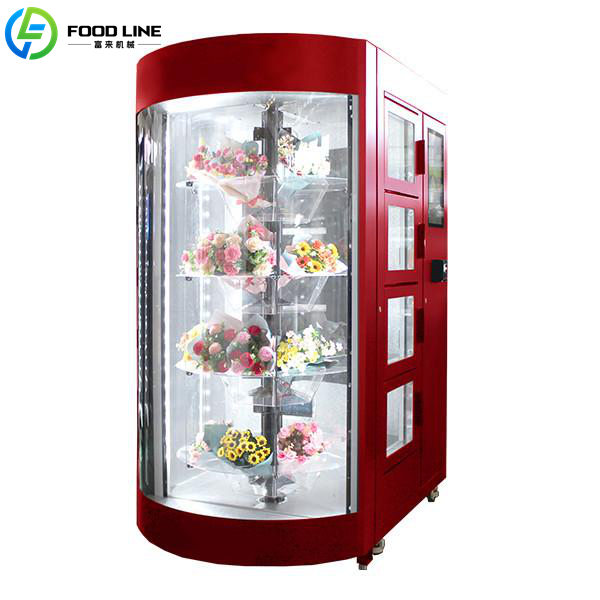Premium Automatic Flower Vending Machine for Sale fresh flower smart vending machine