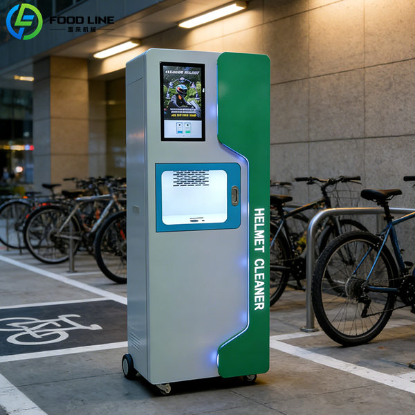 helmet cleaning vending machine