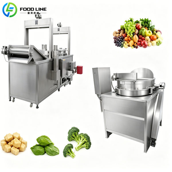 industrial blanching machine for vegetable processing