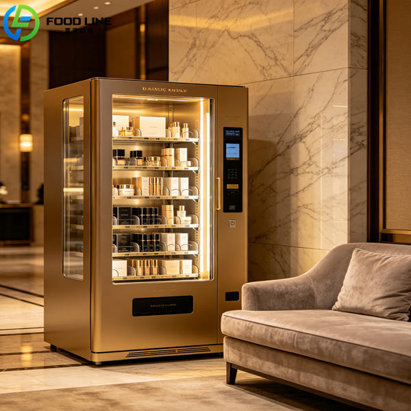 makeup vending machines hotel lobby placement