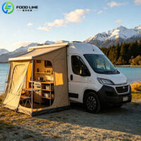Durable Truck Bed Roof Top Tent for Travel motorhome camping tent full kitchen