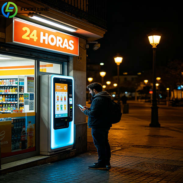 multi chain spanish shop beverage vending machine