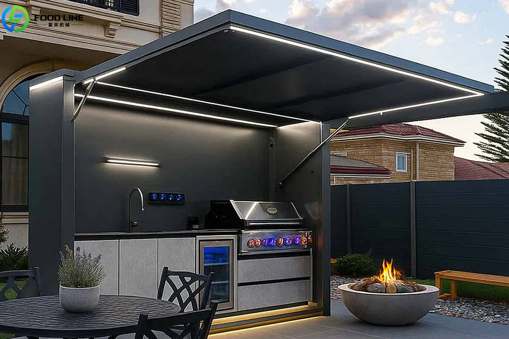 outdoor cooking station modular design