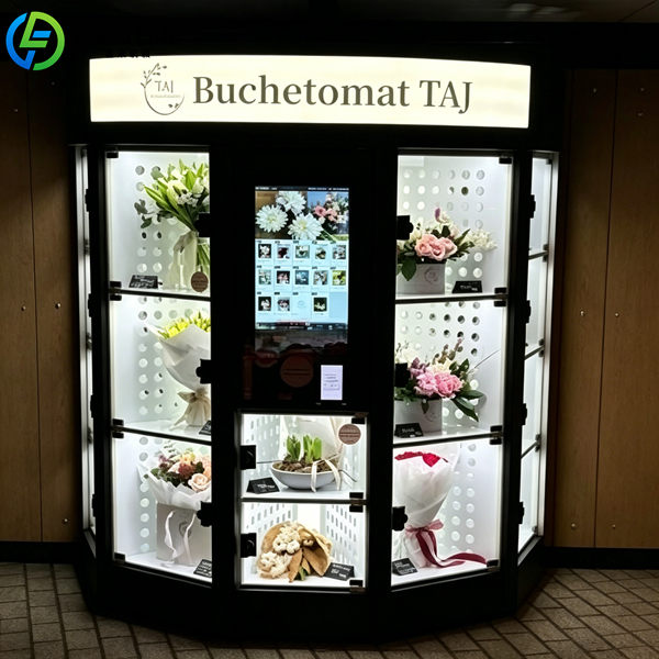 Fresh Flower Smart Vending Machine | 24/7 Automated Floral Retail Solution self service flower vending machine