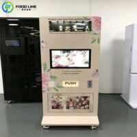 stand perfume machine with ad screen