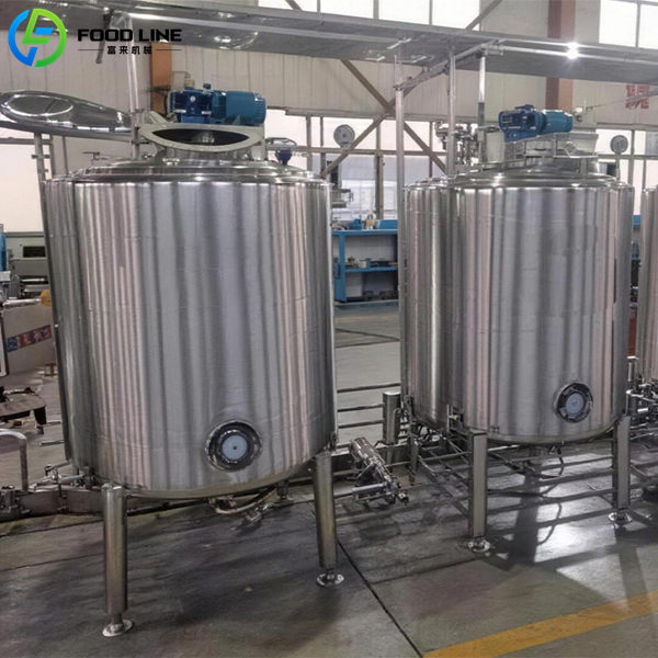 storage tank for tomato paste