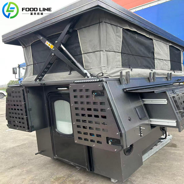 truck bed camper side storage compartment door