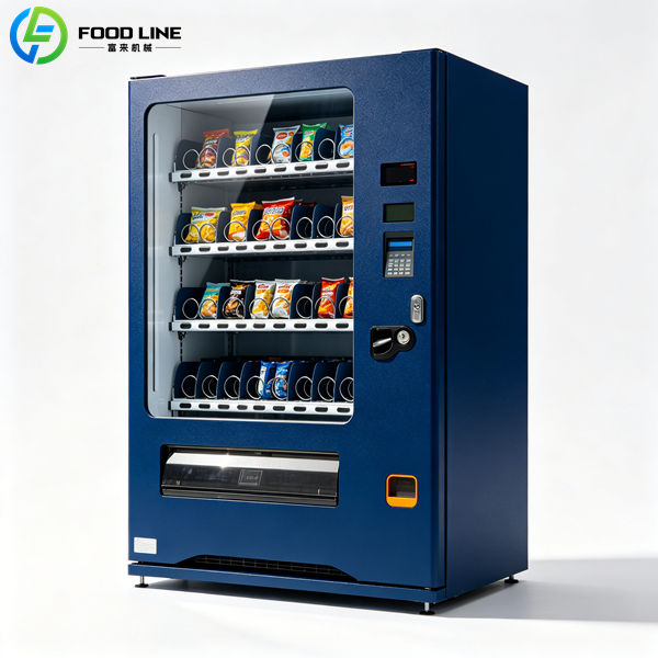 unattended snack vending unit indoor scene