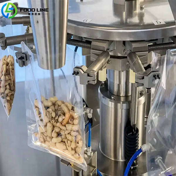 vertical pouch packing machine metering system