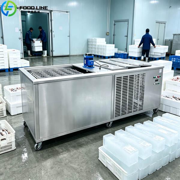 block ice machine seafood transport freshness