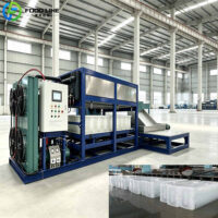 1 Ton Direct Cooling Ice Block Machine Export Case to Nigeria commercial direct cooling ice maker machine