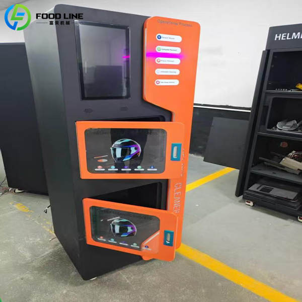 double chamber helmet cleaning machine
