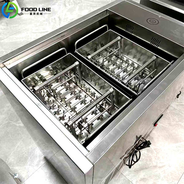 dual mold popsicle machine inner tray structure