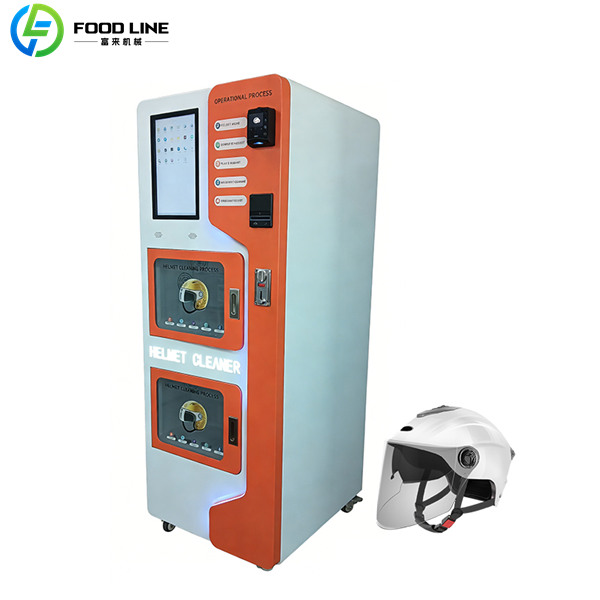 fully automatic helmet cleaner single chamber unit