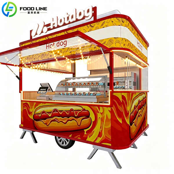 hot dog vending cart