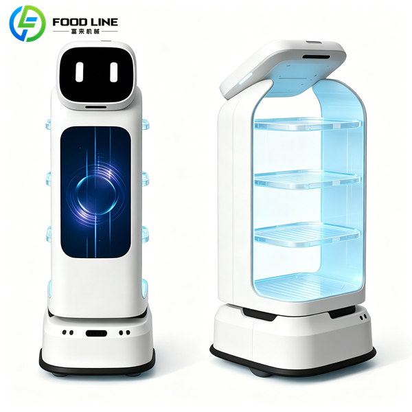 hotel lobby serving robot
