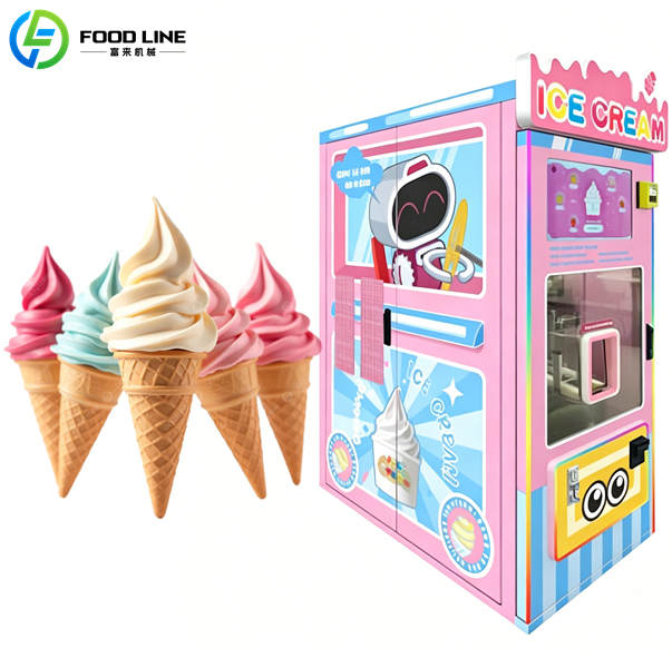 mechanical arm ice cream vending machine
