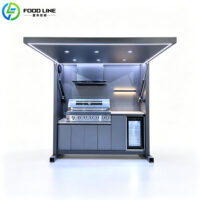 modern outdoor kitchen